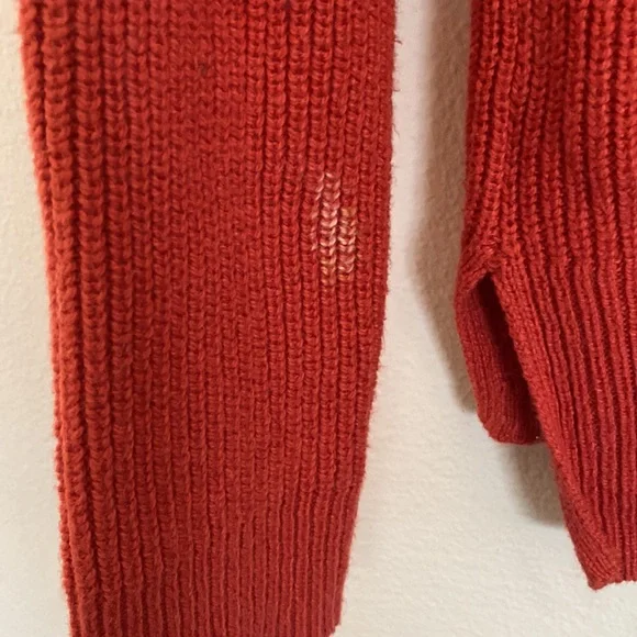 Madewell Orange Pullover Sweater - Picture 5 of 5